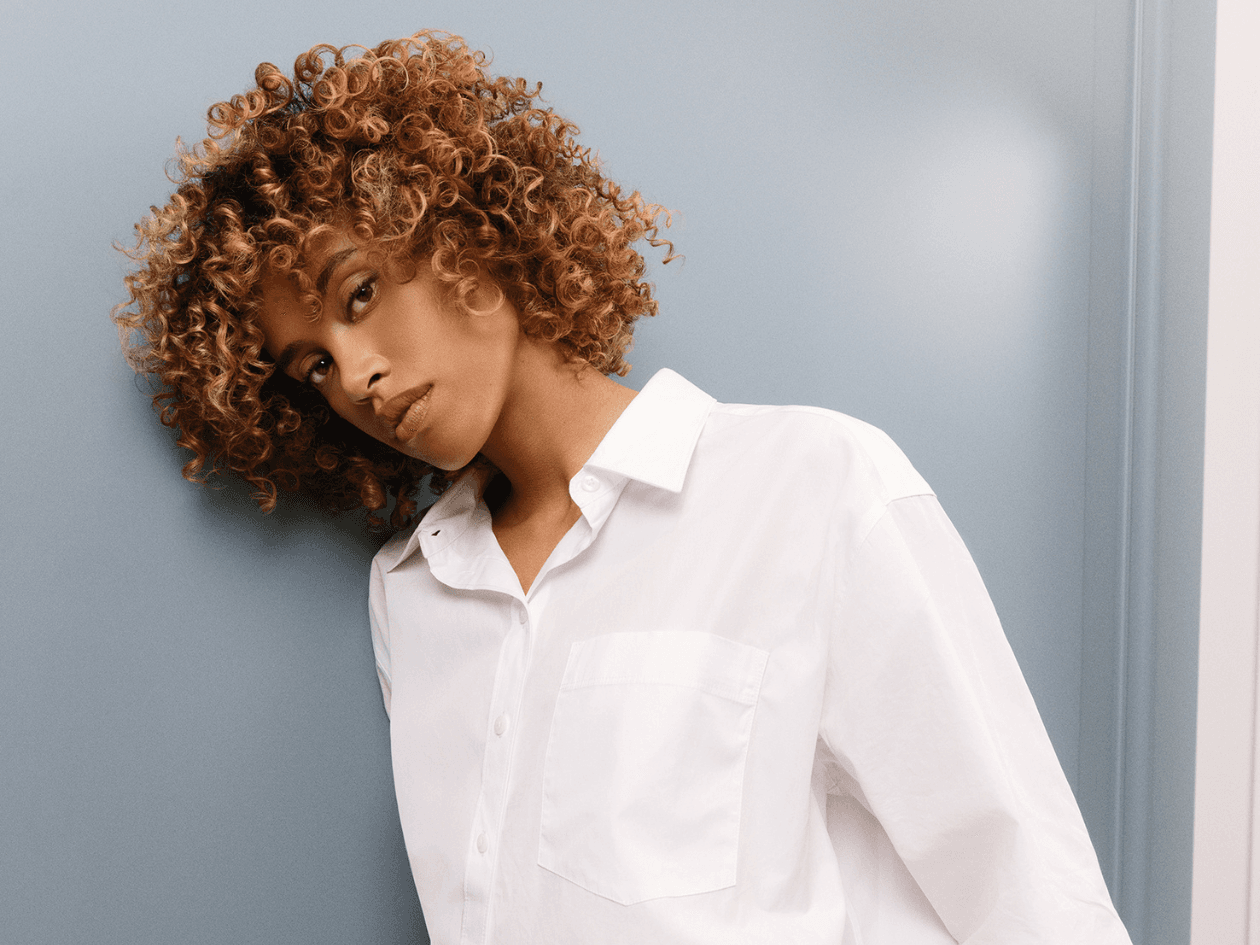 résultat cheveux bouclés, brillants, rebondis et définis