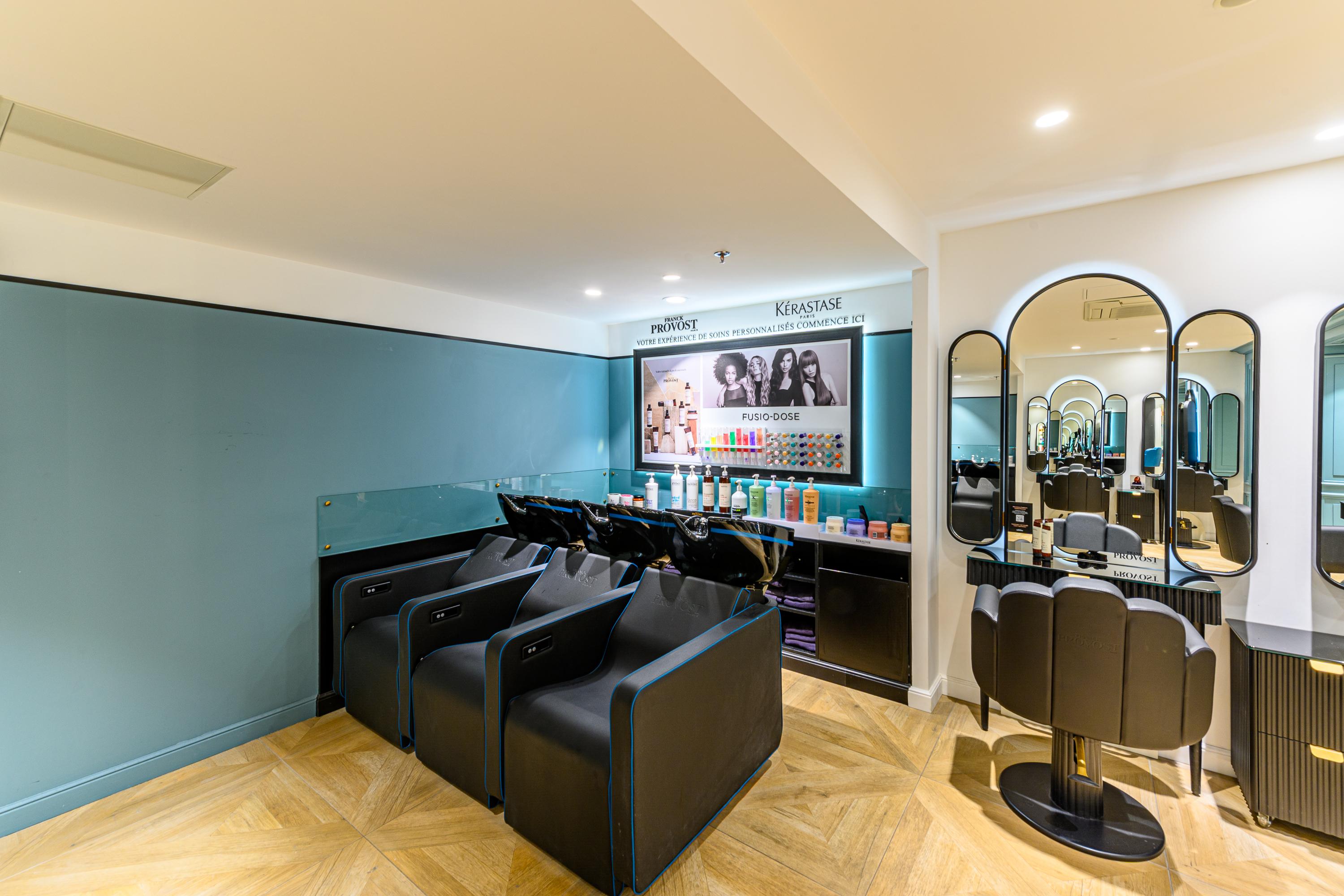 L'espace shampooing