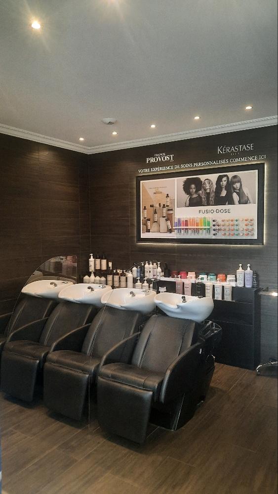 Espace shampooing soin et massage