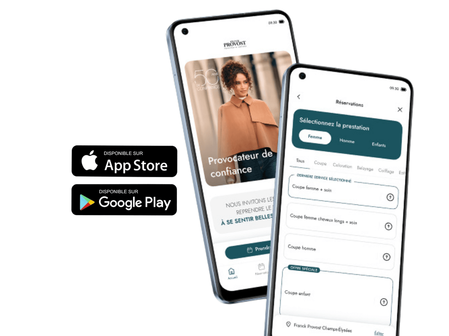 nouvelle applaication mobile